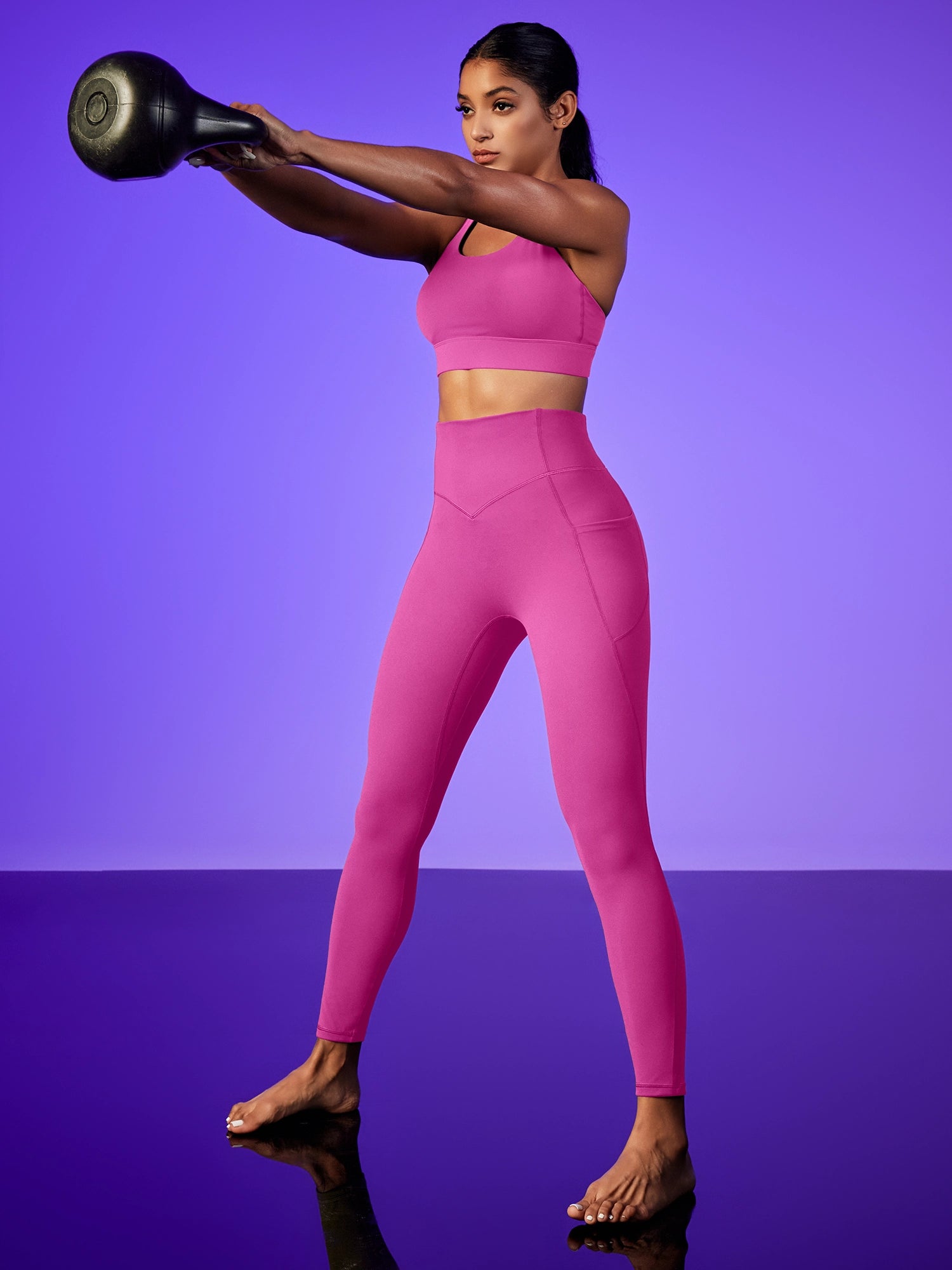 IUGA PowerTight Butt Lifting Scrunch No Front Seam Leggings With Pockets - IUGA