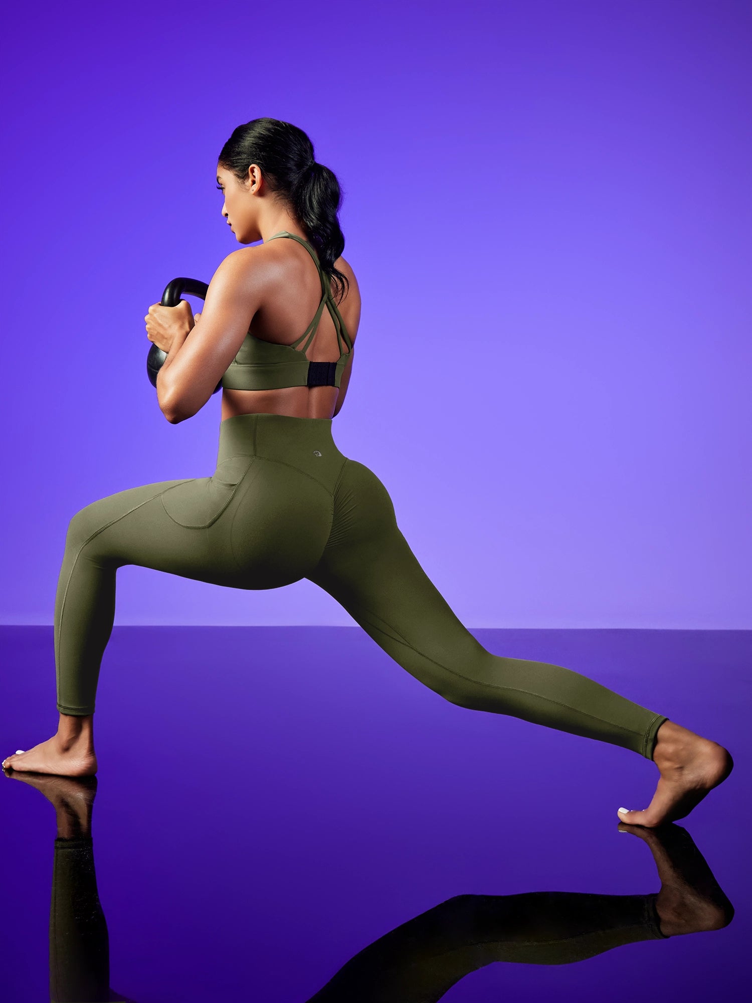 IUGA PowerTight Butt Lifting Scrunch No Front Seam Leggings With Pockets - IUGA