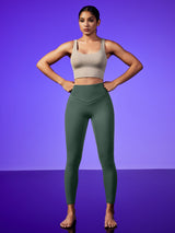 IUGA PowerTight Sandwich No Front Seam Leggings
