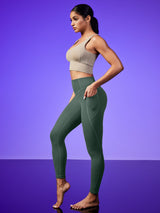 IUGA PowerTight Sandwich No Front Seam Leggings