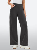 IUGA FlexDenim™ High-Waist Pull On Wide-Leg Jeans - IUGA