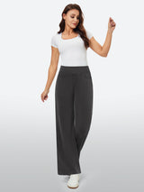 IUGA FlexDenim™ High-Waist Pull On Wide-Leg Jeans - IUGA