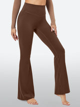 IUGA Sandwich No Front Seam Flare Yoga Pants - IUGA