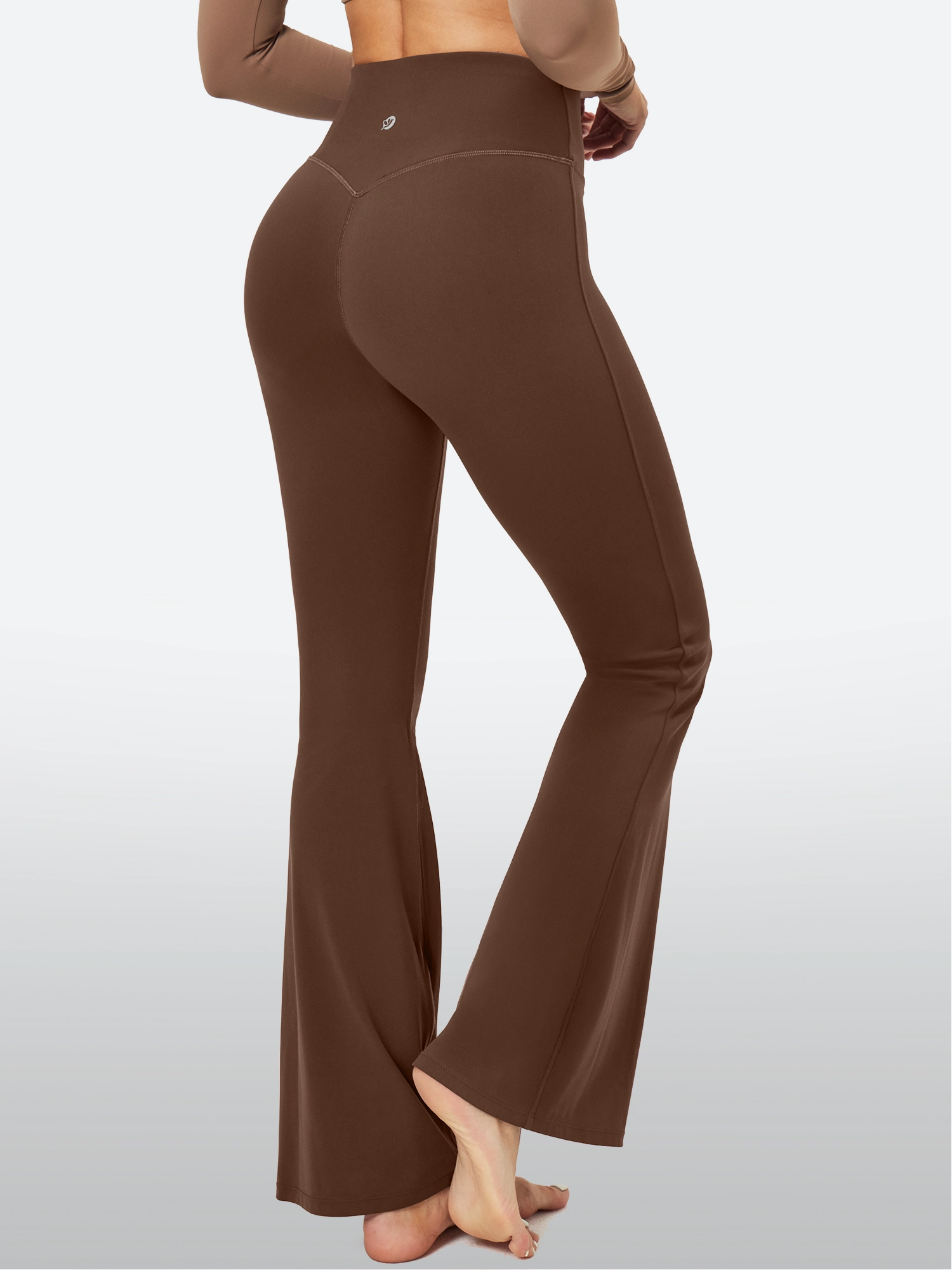 IUGA Sandwich No Front Seam Flare Yoga Pants - IUGA