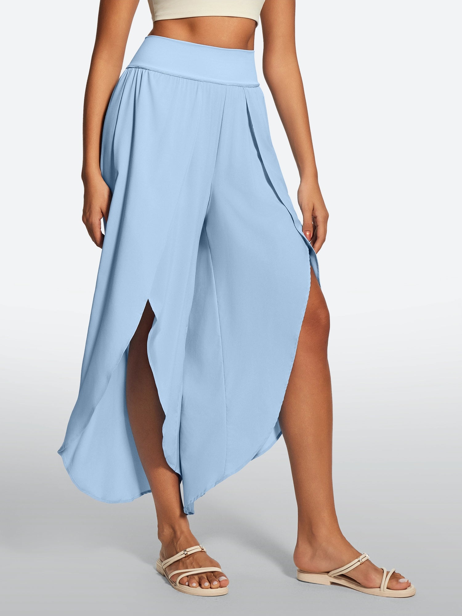 IUGA High Split Quick Dry Flowy Pants for Women