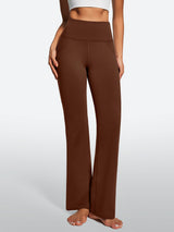 IUGA Fleece Lined Bootcut Yoga Pants with Pockets