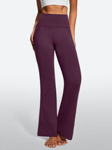 IUGA Fleece Lined Bootcut Yoga Pants with Pockets