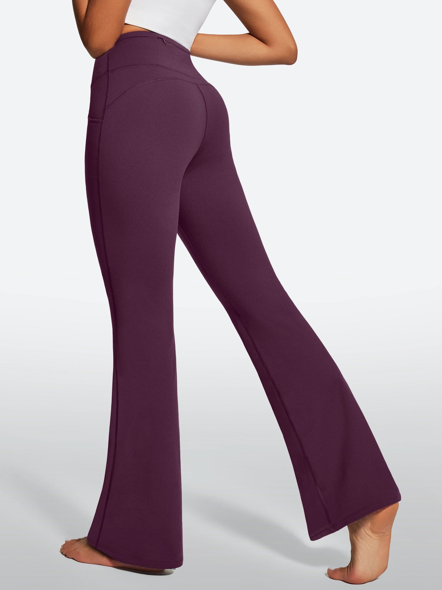 IUGA Fleece Lined Bootcut Yoga Pants with Pockets