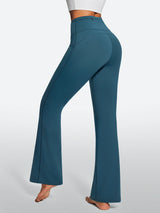 IUGA Fleece Lined Bootcut Yoga Pants with Pockets