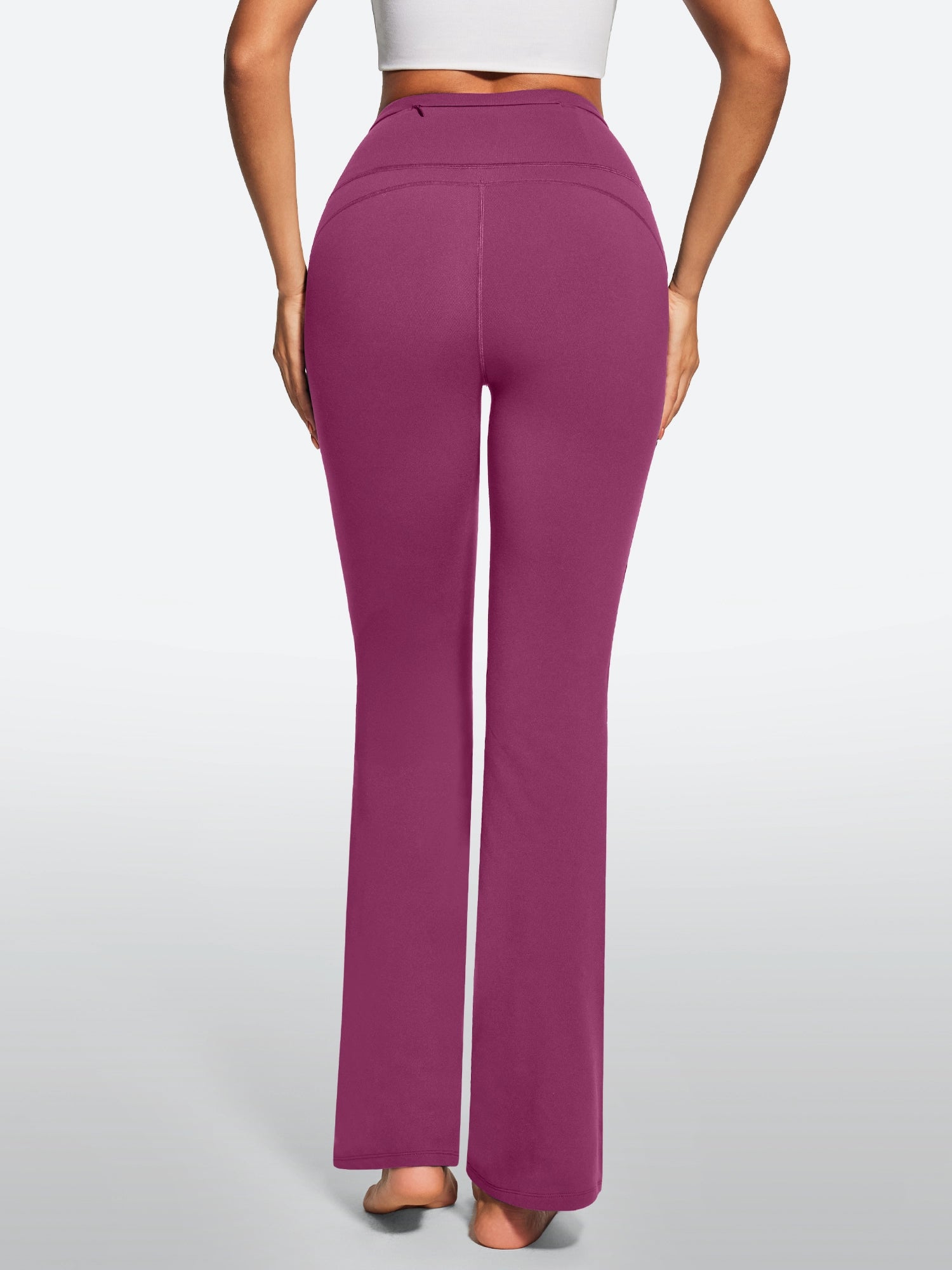 IUGA Fleece Lined Bootcut Yoga Pants with Pockets