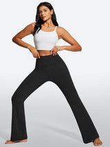 IUGA Fleece Lined Bootcut Yoga Pants with Pockets