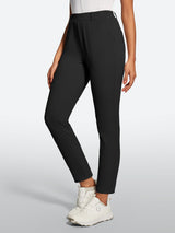 IUGA Stretchy 7/8 Ankle Pull On Work Pants With Pockets