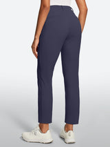 IUGA Stretchy 7/8 Ankle Pull On Work Pants With Pockets