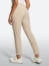 IUGA Stretchy 7/8 Ankle Pull On Work Pants With Pockets