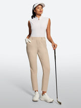 IUGA Stretchy 7/8 Ankle Pull On Work Pants With Pockets