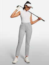IUGA Stretchy 7/8 Ankle Pull On Work Pants With Pockets