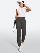 IUGA Stretchy 7/8 Ankle Pull On Work Pants With Pockets