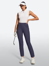 IUGA Stretchy 7/8 Ankle Pull On Work Pants With Pockets
