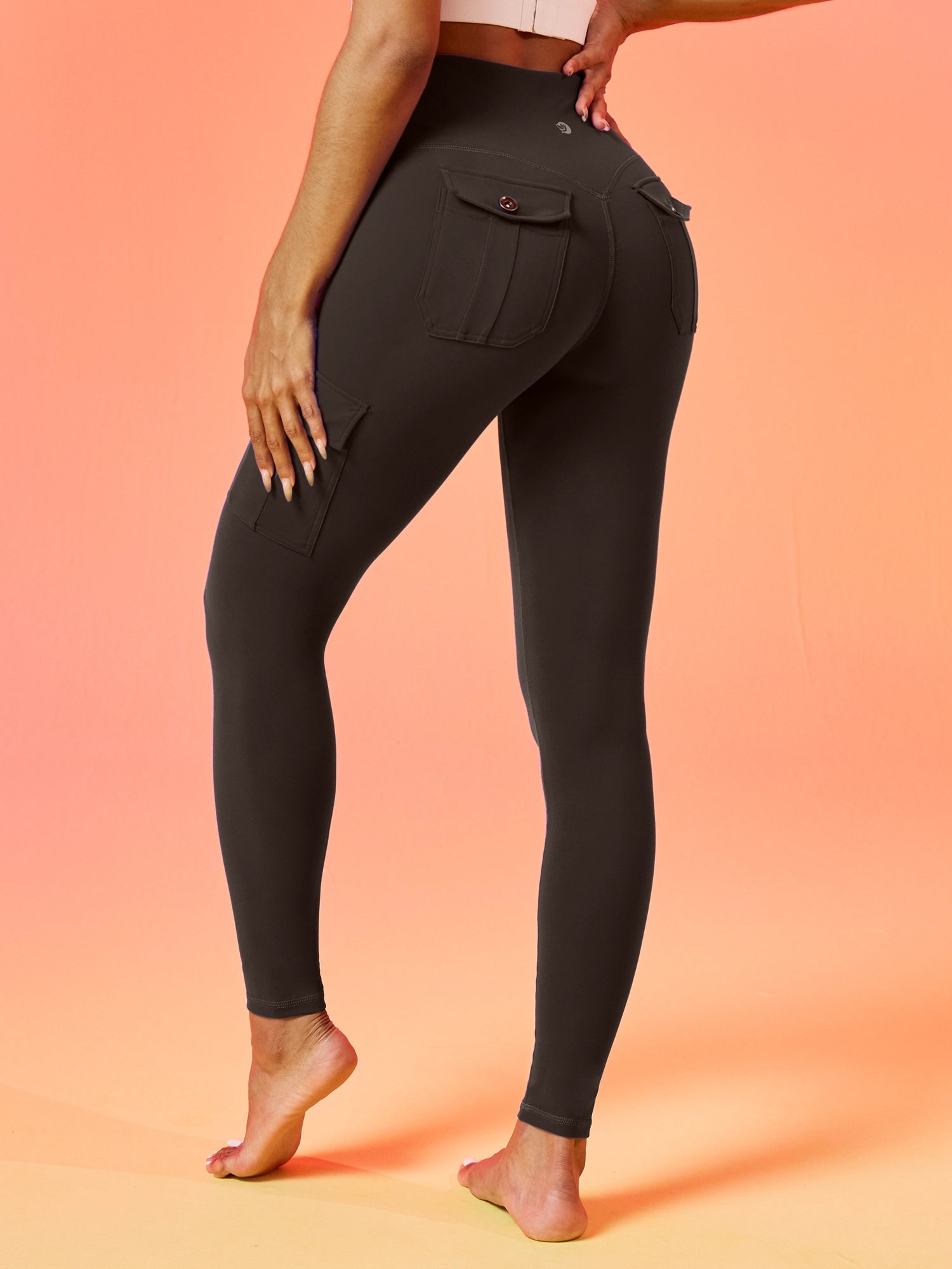 IUGA Flextight High Waisted Lift Cargo Leggings With Pockets