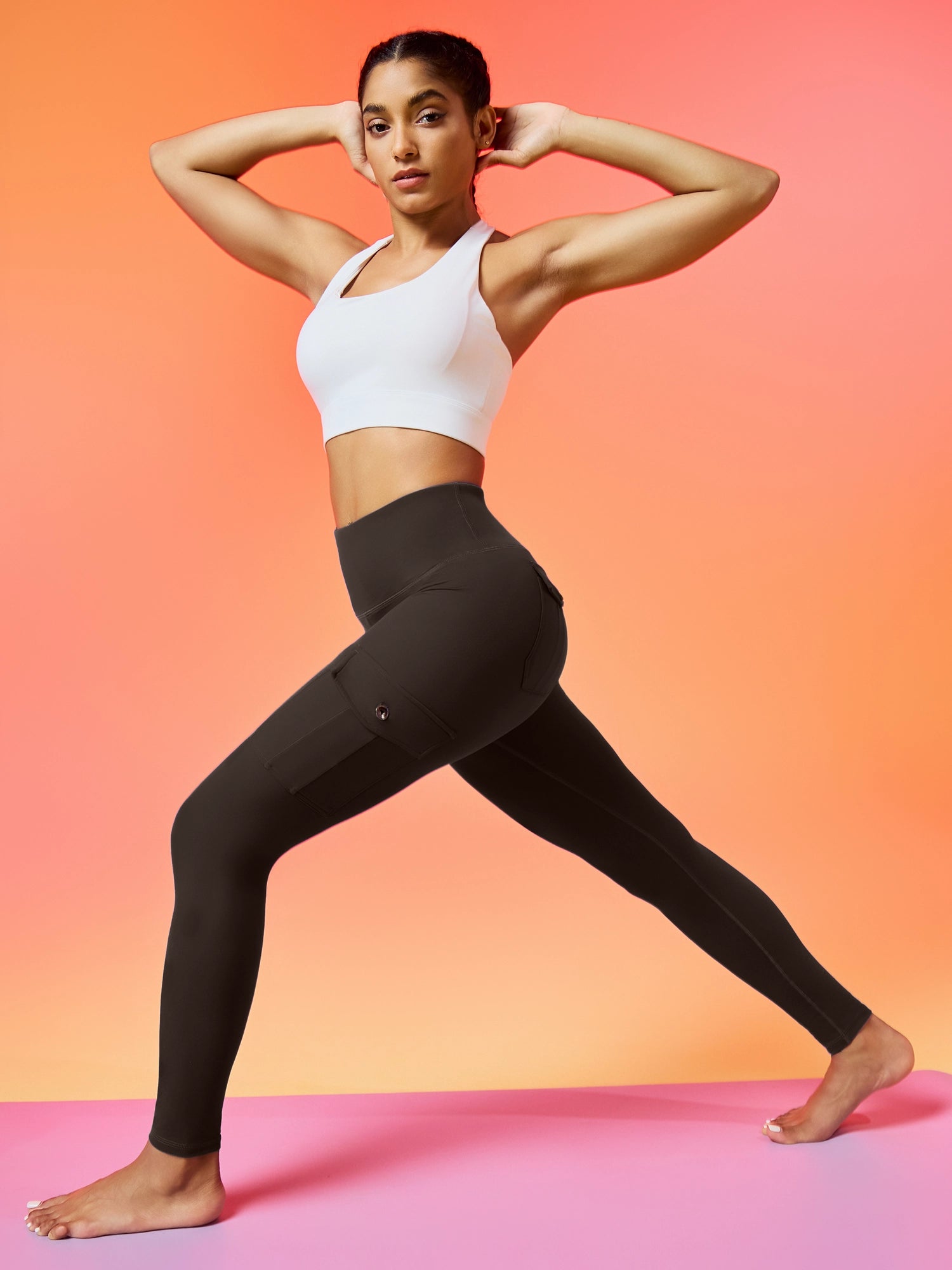 IUGA Flextight High Waisted Lift Cargo Leggings With Pockets