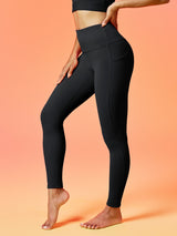 IUGA Flextight No Front Seam Scrunch Leggings With Pockets