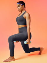 IUGA Flextight No Front Seam Scrunch Leggings With Pockets