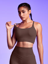 IUGA PowerTight Padded Strappy Y Back Sports Bra