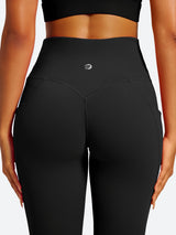 IUGA Flextight No Front Seam Scrunch Leggings With Pockets