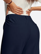 IUGA High-Waisted Wrinkle-Resistant Wide-Leg Work Pants - IUGA