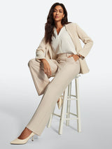 IUGA High-Waisted Wrinkle-Resistant Wide-Leg Work Pants - IUGA