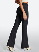 IUGA Stretchy Pull On Bootcut Work Pants With Pockets