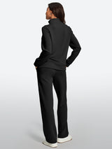 IUGA 2 Piece Outfits Wide Leg Pants Lounge Set | Affordable Yoga Leggings & Activewear by IUGA