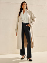 IUGA Stretchy Pull On Bootcut Work Pants With Pockets