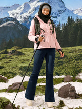 IUGA Women's Fleece Lined Waterproof Softshell Insulated Snow Ski Pants | Affordable Yoga Leggings & Activewear by IUGA