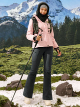 IUGA Women's Fleece Lined Waterproof Softshell Insulated Snow Ski Pants | Affordable Yoga Leggings & Activewear by IUGA