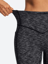 IUGA HeatLab® Sandwich Waistband No Front Seam Fleece Lined Bootcut Yoga Pants With Pockets - IUGA