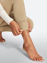 IUGA HeatLab® Fleece Lined Pull On High Waisted Dress Pants With Pockets | Affordable Yoga Leggings & Activewear by IUGA