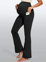 IUGA Maternity Leggings With Pockets Over The Belly | Affordable Yoga Leggings & Activewear by IUGA