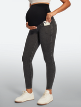 IUGA Over Belly Comfy Stretch Maternity Jeans | Affordable Yoga Leggings & Activewear by IUGA