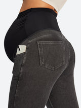 IUGA Over Belly Comfy Stretch Maternity Jeans | Affordable Yoga Leggings & Activewear by IUGA
