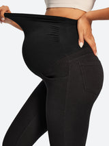 IUGA Over Belly Comfy Stretch Maternity Jeans | Affordable Yoga Leggings & Activewear by IUGA