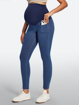 IUGA Over Belly Comfy Stretch Maternity Jeans | Affordable Yoga Leggings & Activewear by IUGA