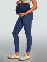 IUGA Over Belly Comfy Stretch Maternity Jeans | Affordable Yoga Leggings & Activewear by IUGA