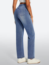 IUGA FlexDenim® High Waisted  Bootcut  Straight Leg Jeans | Affordable Yoga Leggings & Activewear by IUGA