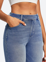 IUGA FlexDenim® High Waisted  Bootcut  Straight Leg Jeans | Affordable Yoga Leggings & Activewear by IUGA