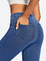 IUGA FlexDenim® High Waisted  Bootcut  Straight Leg Jeans | Affordable Yoga Leggings & Activewear by IUGA