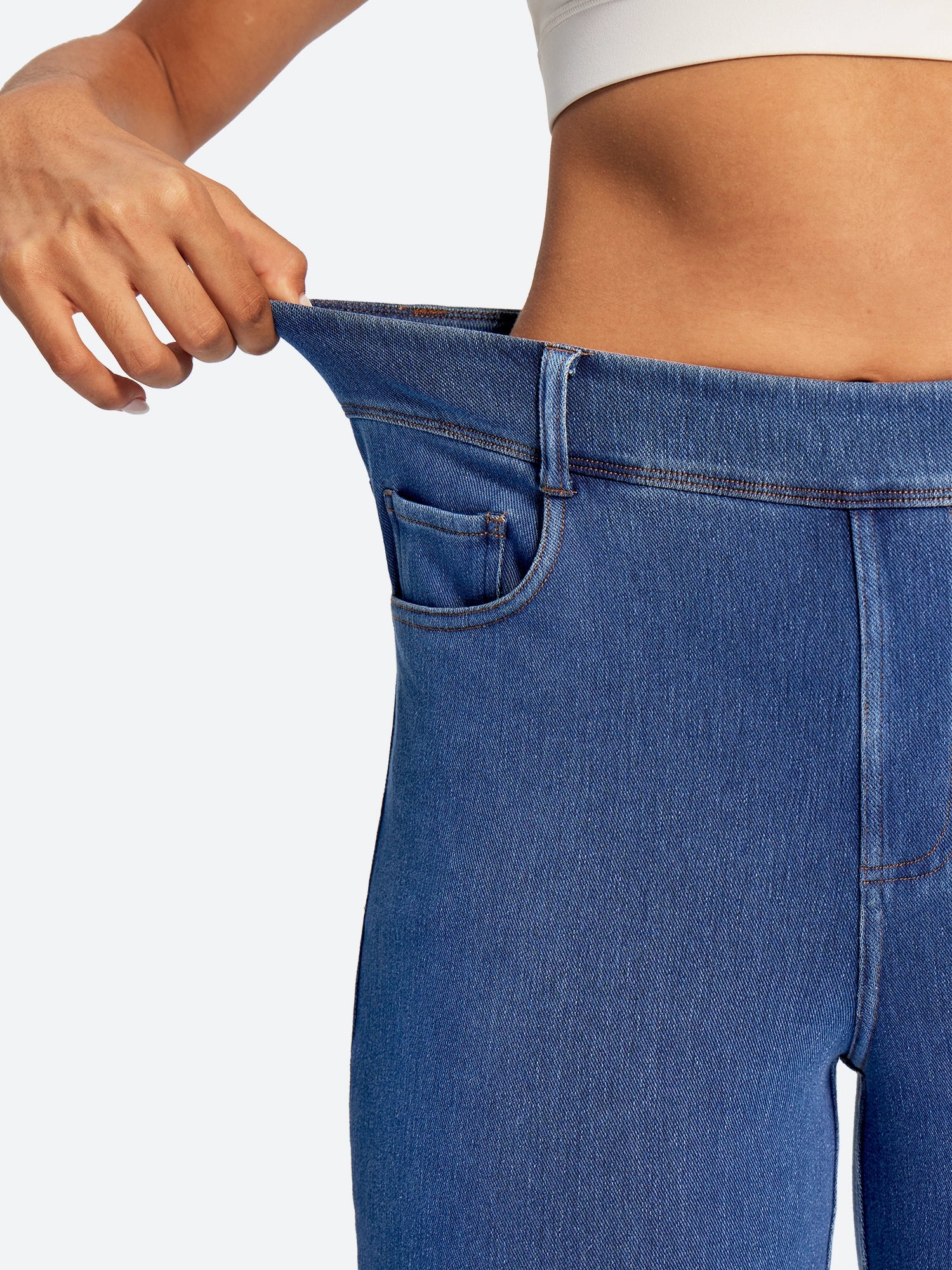 IUGA FlexDenim® High Waisted  Bootcut  Straight Leg Jeans | Affordable Yoga Leggings & Activewear by IUGA