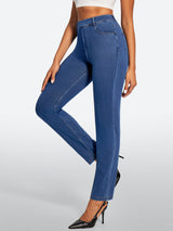 IUGA FlexDenim® High Waisted  Bootcut  Straight Leg Jeans | Affordable Yoga Leggings & Activewear by IUGA