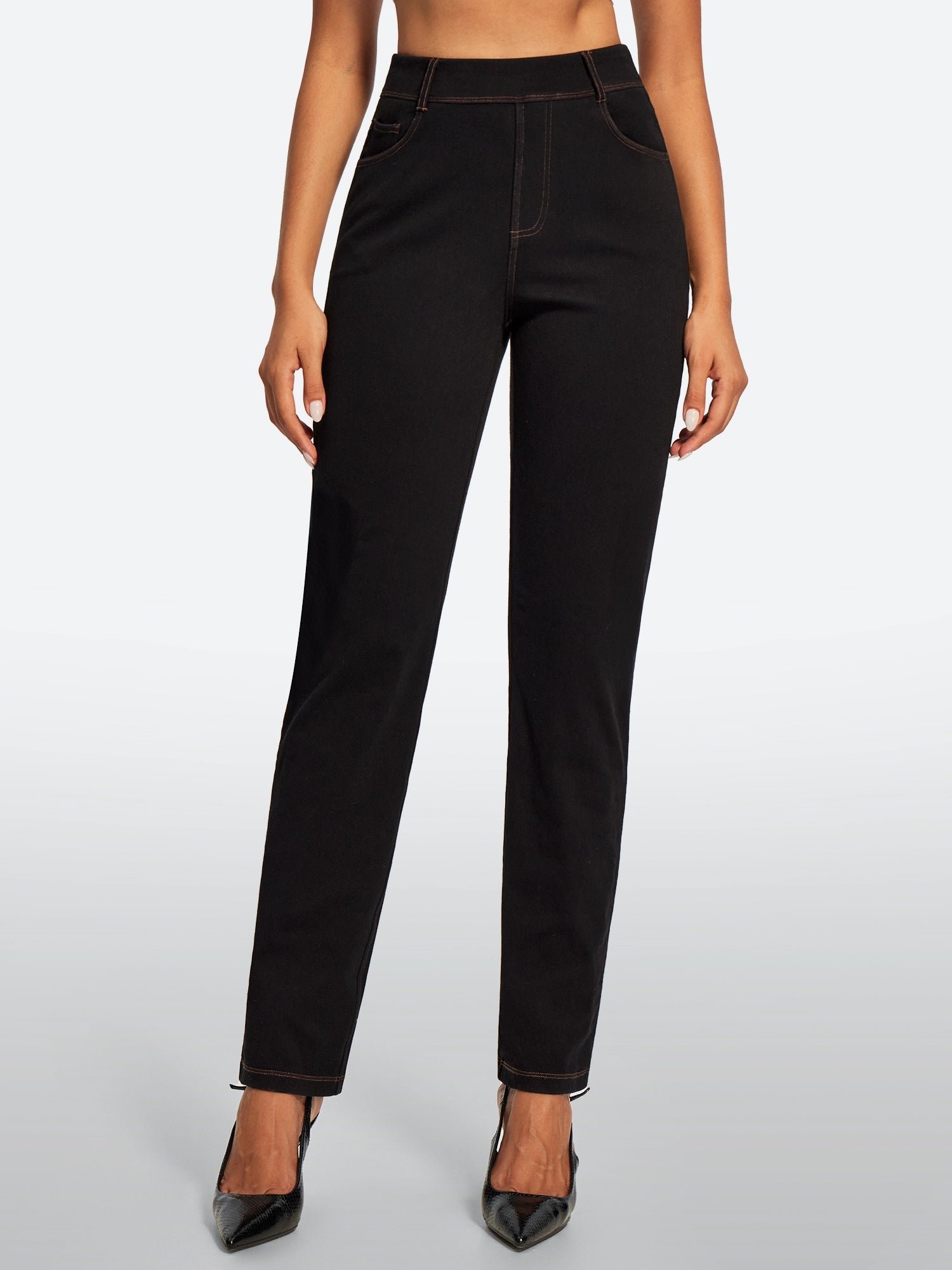 IUGA FlexDenim® High Waisted  Bootcut  Straight Leg Jeans | Affordable Yoga Leggings & Activewear by IUGA