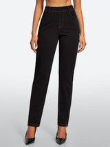 IUGA FlexDenim® High Waisted  Bootcut  Straight Leg Jeans | Affordable Yoga Leggings & Activewear by IUGA